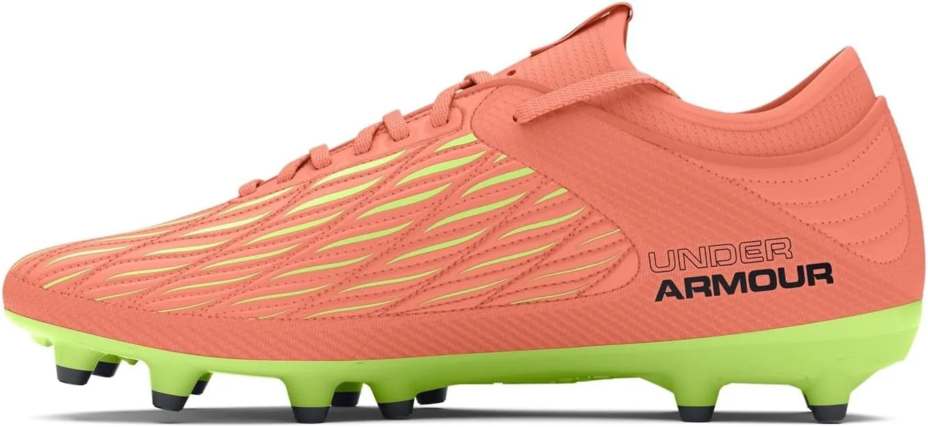Футбольные бутсы-кроссовки Under Armour Magnetico Select 4 унисекс для взрослых, оранжевый/черный — фото 4