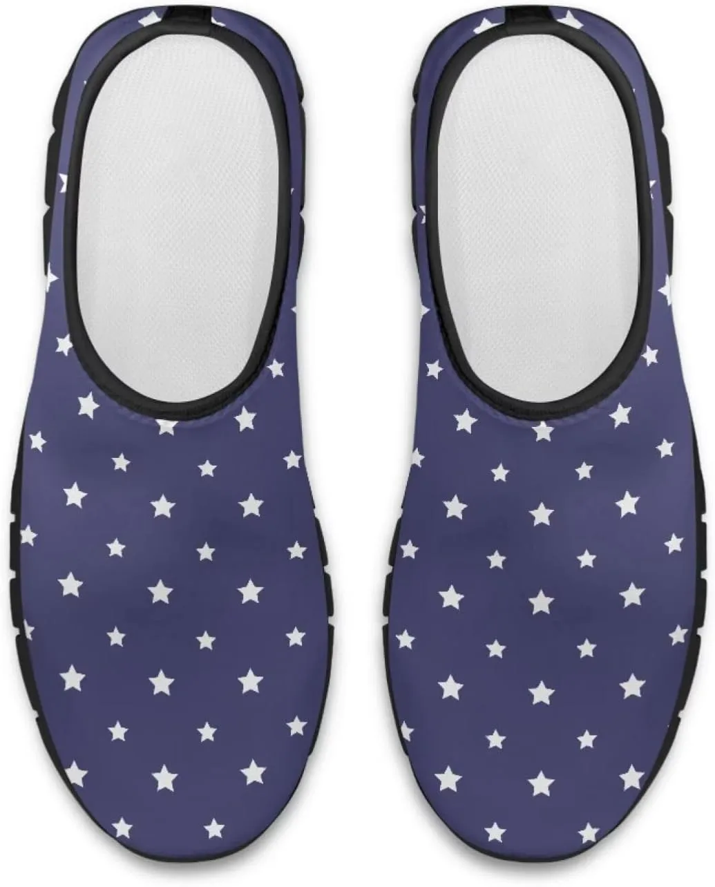 Женские кроссовки Howilath Slip on, дышащие повседневные лоферы для бега, удобная обувь без шнурков с противоскользящей подошвой, фиолетовый — фото 3