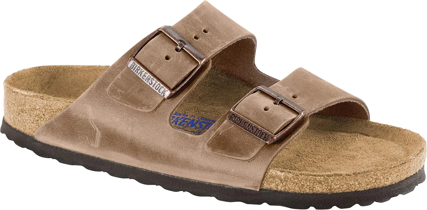 Взрослые, унисекс, классические домашние тапочки Birkenstock Arizona Classic Birko-Flor без задника, коричневый