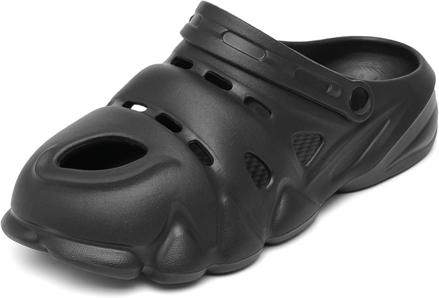 

Унисекс садовые сабо, мужские сандалии, легкий материал EVA, противоскользящие и износостойкие, модные пляжные сандалии, тапочки-сандалии Vtiao, черный