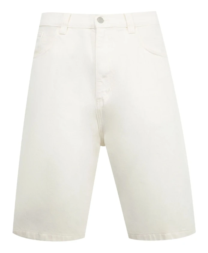 

Мужские шорты на молнии с пятью карманами. Carhartt Wip, белый