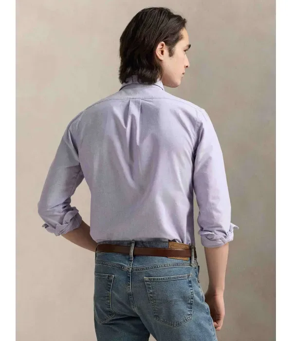 Рубашка custom fit Polo Ralph Lauren, лавандовый — фото 3