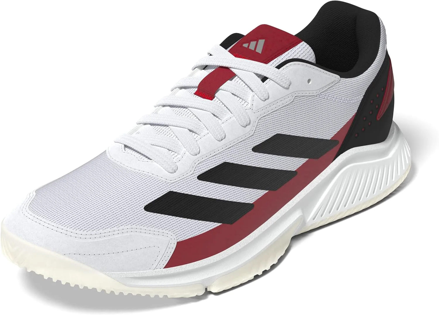 Мужские кроссовки Adidas Courtquick Padel, белый/черный/красный
