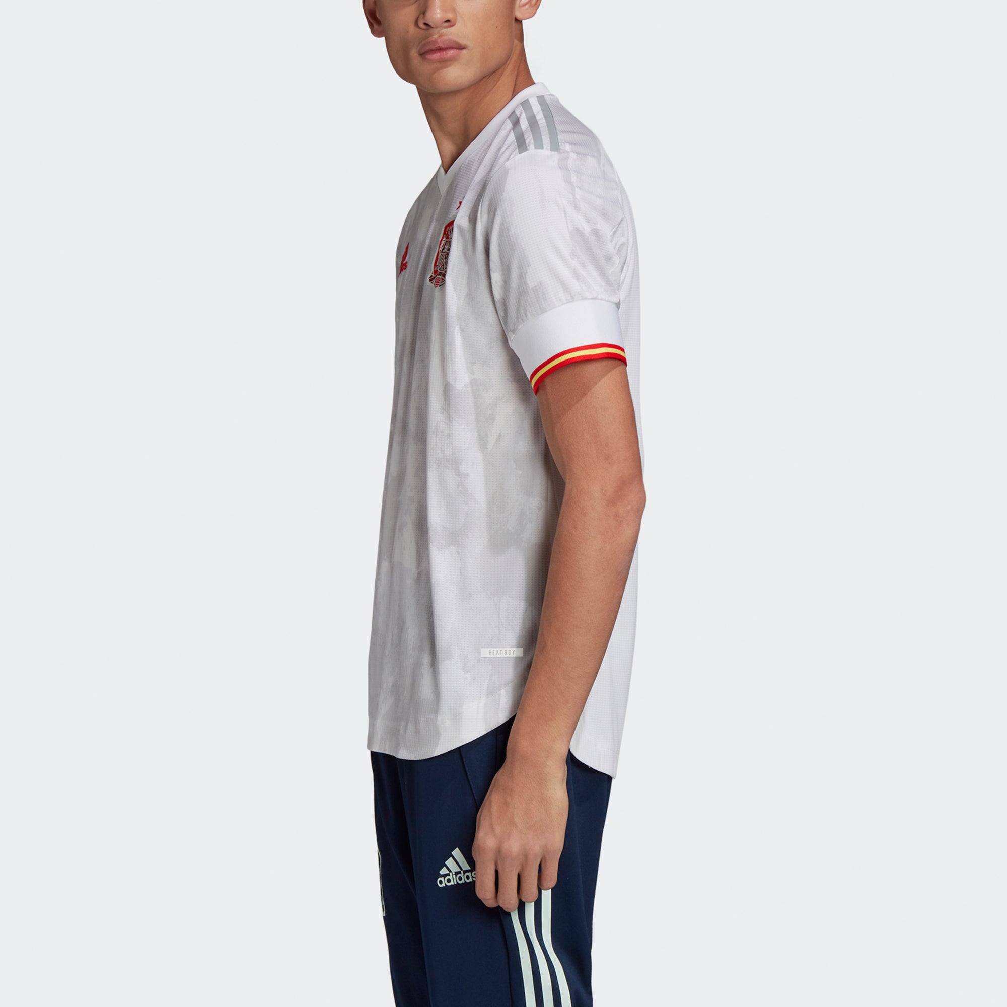 Джерси adidas Fef A Jsy Spanish national team Away AU Player Edition Sports Short Sleeve Soccer/Football Jersey White — фото 4