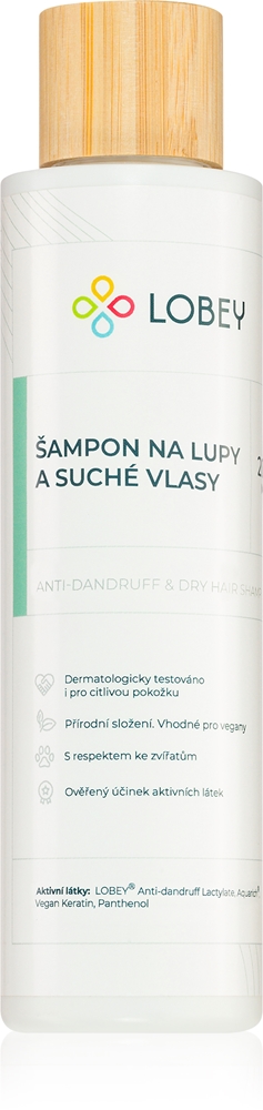 

Шампунь против перхоти для сухих волос Lobey, 200 мл
