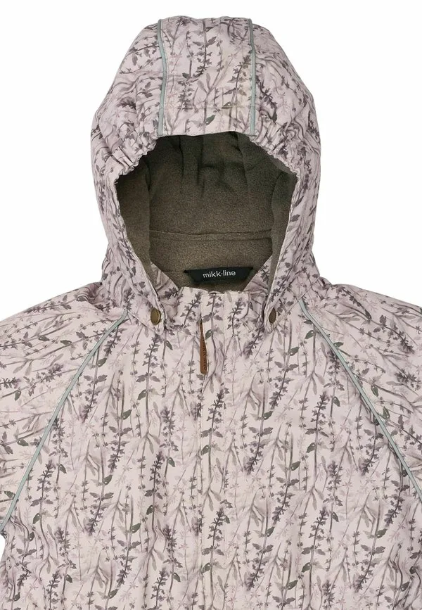 Зимний комбинезон с цветочным принтом aop Mikk-Line, Cloud Gray — фото 3