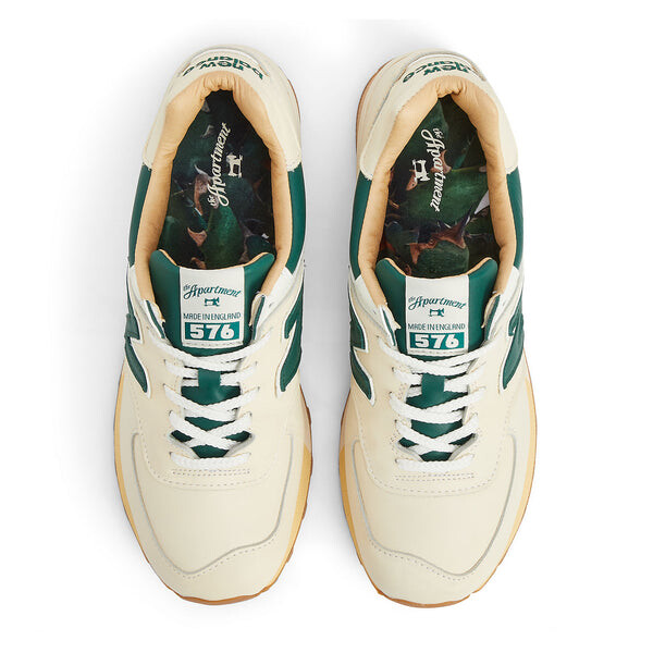 Кроссовки 576 сделано в англии x квартира New Balance, белый — фото 4