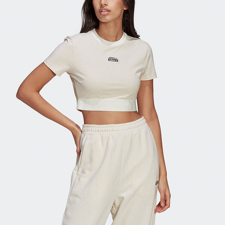 RYV Crop Top женский Off White Adidas Originals — фото 2