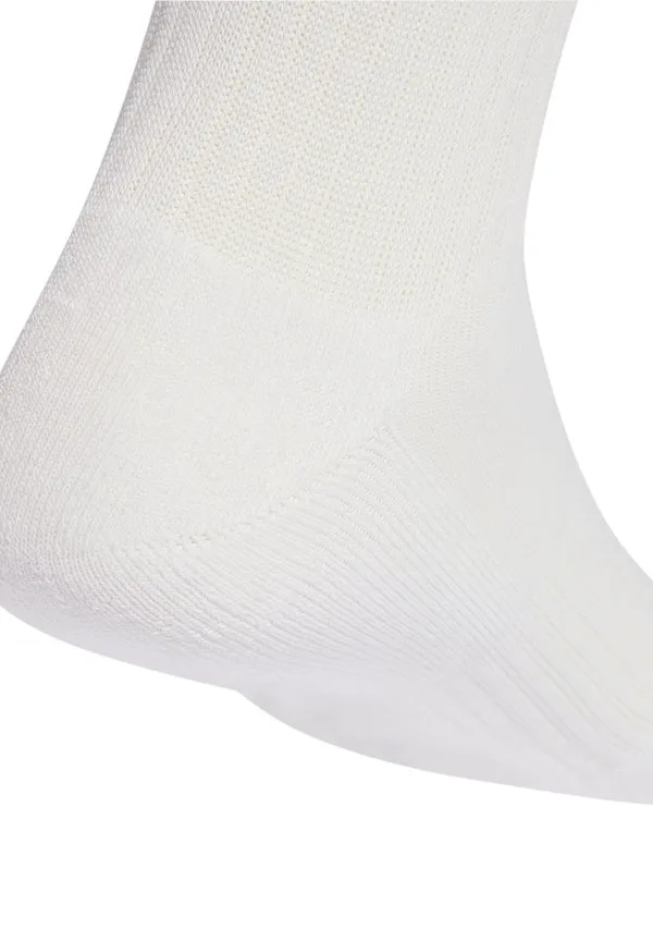 Унисекс спортивные носки с тремя полосками, мягкие, 6 пар. Adidas Performance, White — фото 4