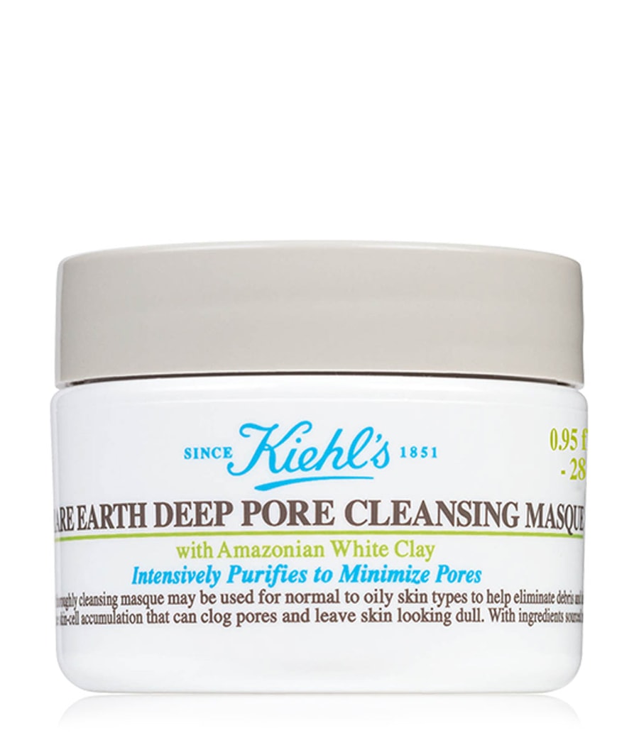

Медицинская маска Kiehl's Rare Earth Deep Pore Cleansing Masque, 28 ml