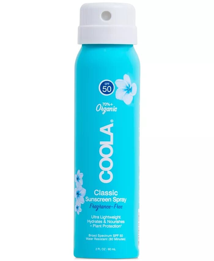 

Классический солнцезащитный спрей для тела SPF 50, 2 унции Coola
