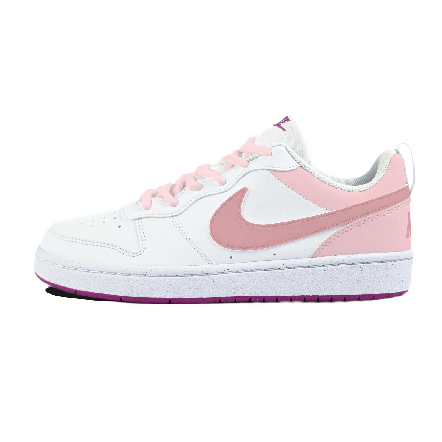 

Nike Кроссовки для скейтбординга Court Borough Pink White Sweet Dream Anti Slip Wear Resistant Low Top Kids' белые для подростков