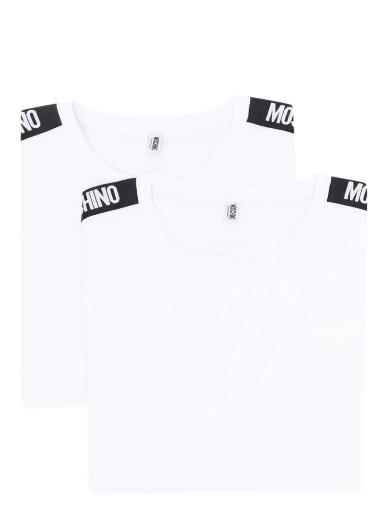 

Moschino набор из двух футболок с логотипом, белый