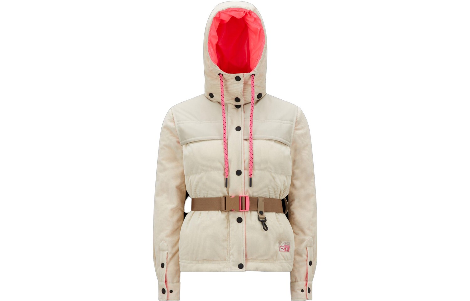 

Пуховик женский белый Moncler