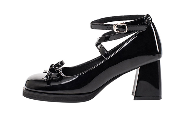 

Туфли женские на высоком каблуке Wonderful Couple, цвет Black low heel 2.5cm