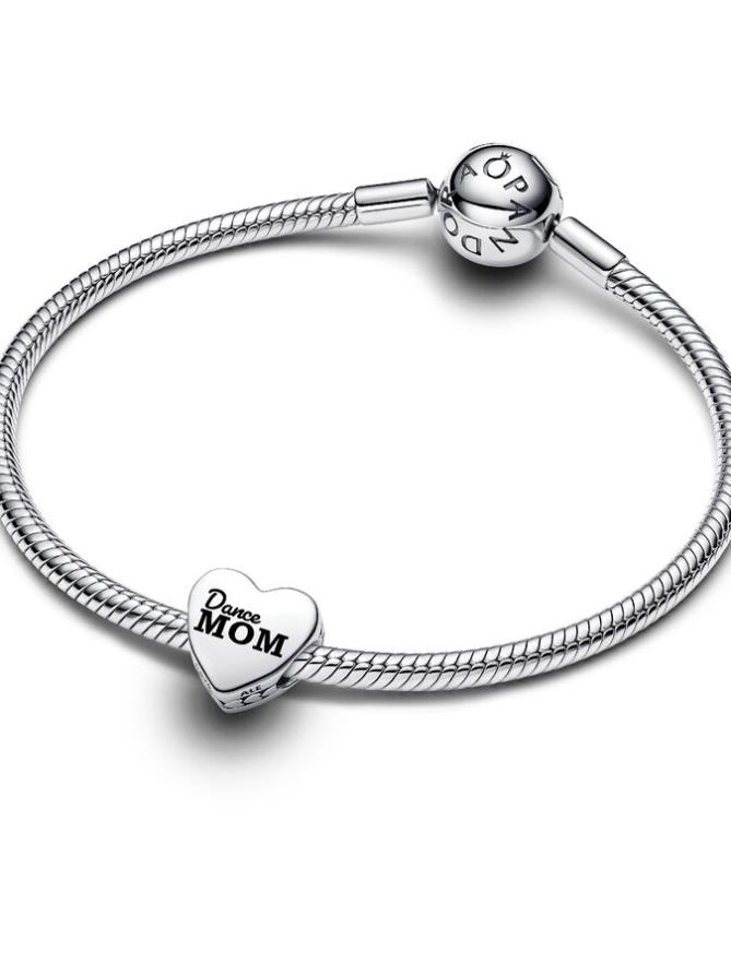 

Шарм Pandora Engravable Dance Mom Heart Charm, стерлинговое серебро