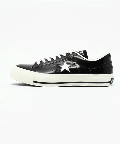 Унисекс кожаные кроссовки Converse ONE STAR J чёрные — фото 4