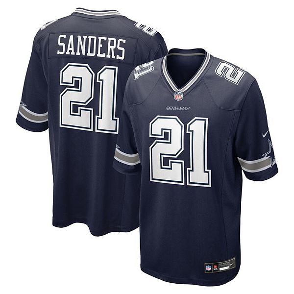 

Мужская футболка Dallas Cowboys с именем Deion Sanders в цвете navy Nike