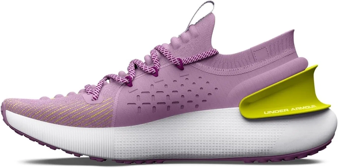 Кроссовки Under Armour HOVR Phantom 3, Fresh Orchid White Yellow Ray — фото 2