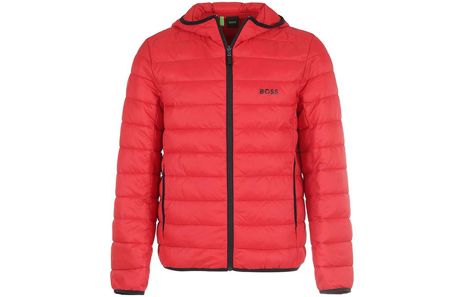 

Красная пуховая куртка HUGO BOSS мужская, Красный, Красная пуховая куртка HUGO BOSS мужская