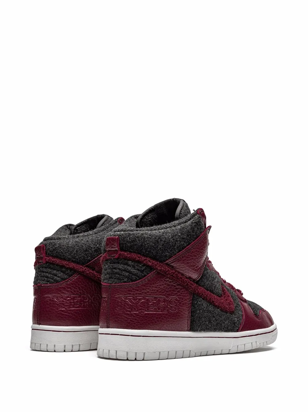 Кроссовки Dunk High Supreme Destroyer Nike, красный — фото 3