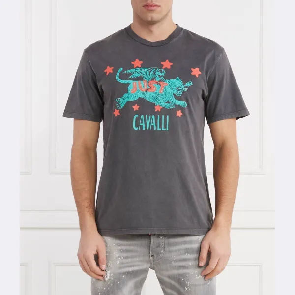 

Футболка стандартного кроя Just Cavalli, серый