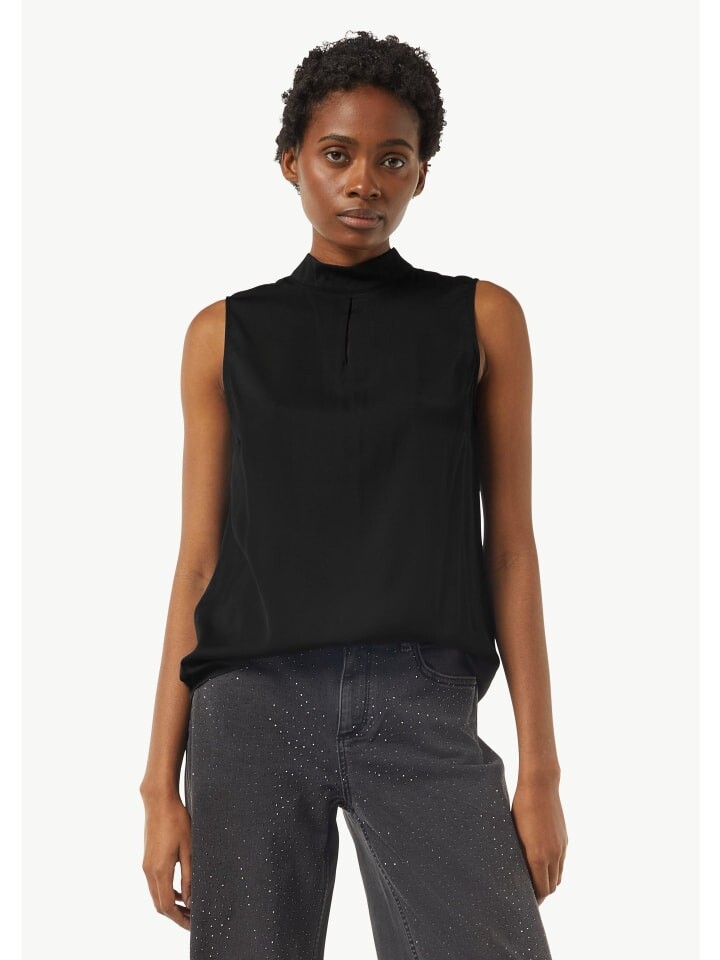 

Блуза comma Bluse ärmellos, черный