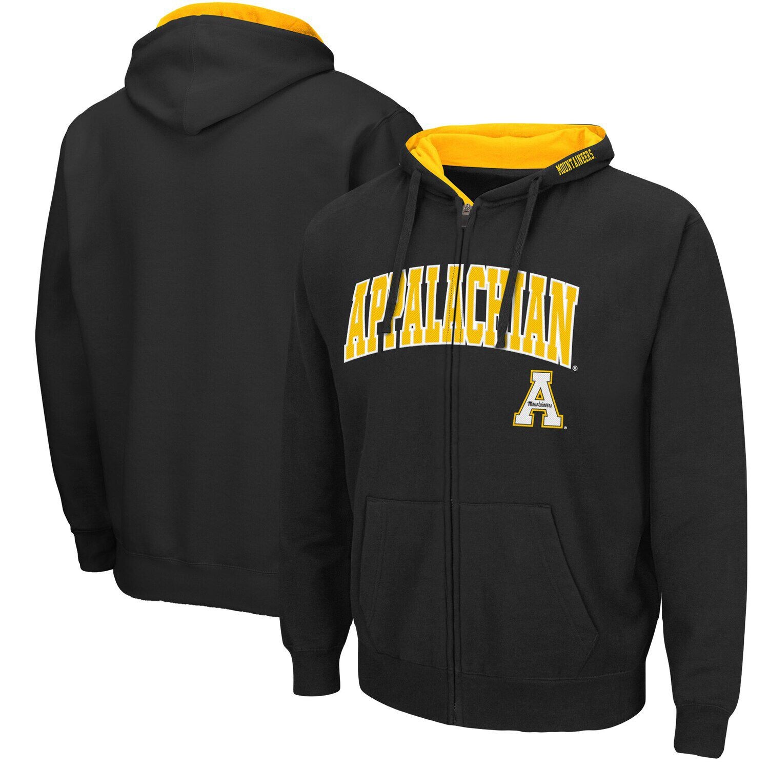 

Мужская черная толстовка с молнией во всю длину Appalachian State Mountaineers Arch & Logo 3.0 Colosseum, Черный, Мужская черная толстовка с молнией во всю длину Appalachian State Mountaineers Arch & Logo 3.0 Colosseum