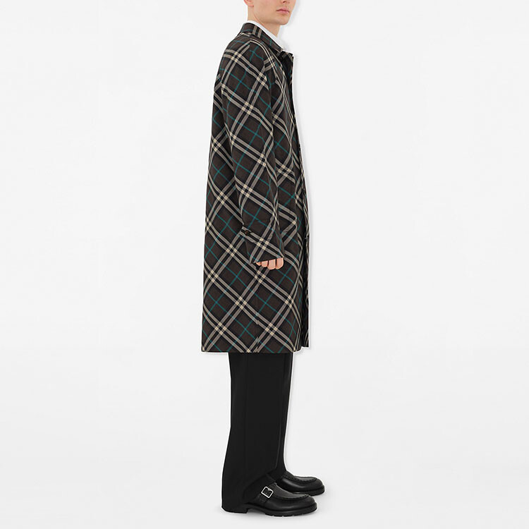 Пальто мужское Burberry Cozy коричневый — фото 4