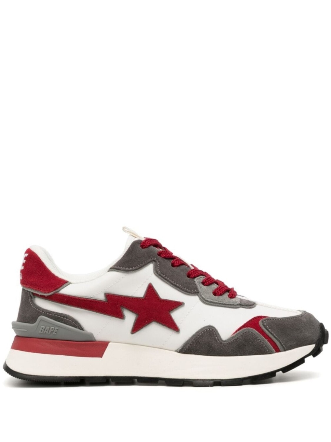 

Кроссовки A Bathing Ape Roadsta Express #2, белый, серый, красный