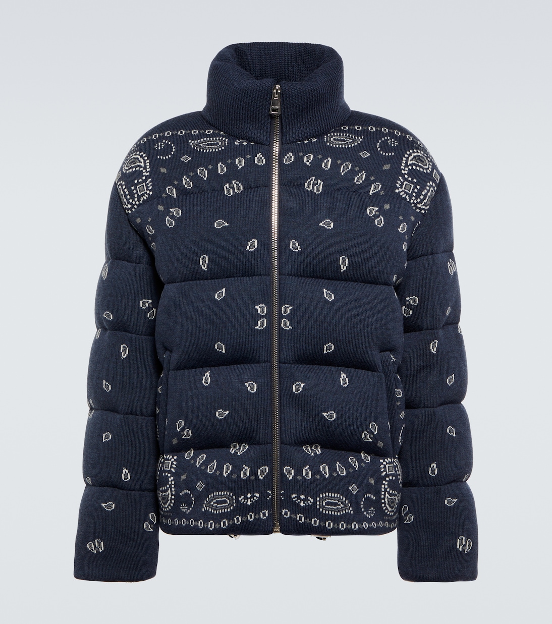 

Куртка-бандана из жаккардовой шерсти Alanui, Navy Blue