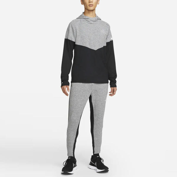 Брюки therma-fit run division phenom elite trousers men s grey gray Nike, серый — фото 3