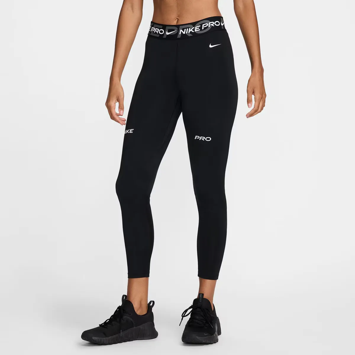 

Женские обтягивающие леггинсы Nike Dri-FIT 7/8, серый