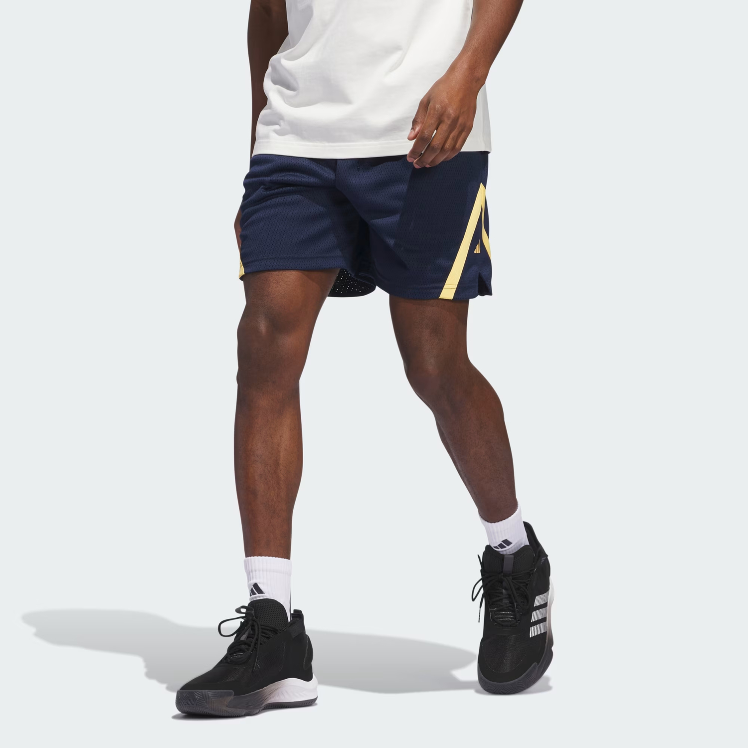 Бесплатная доставка с AdiClub Select World Wide Hoops Шорты Adidas, Тёмно-синий — фото 3