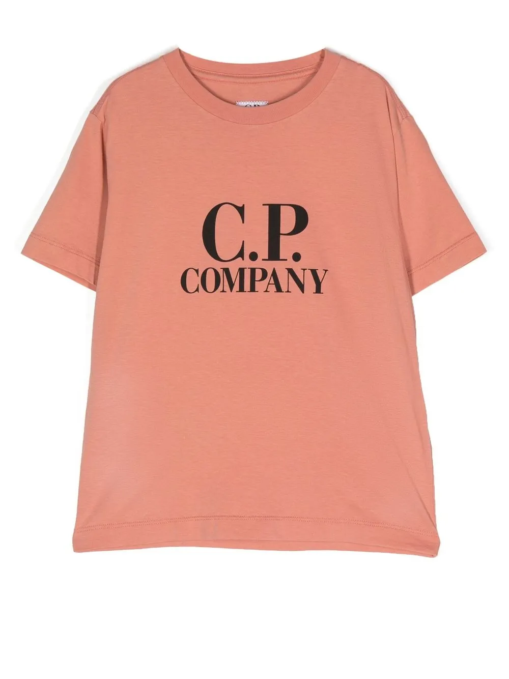 

Футболка с логотипом C.P. Company Kids, розовый