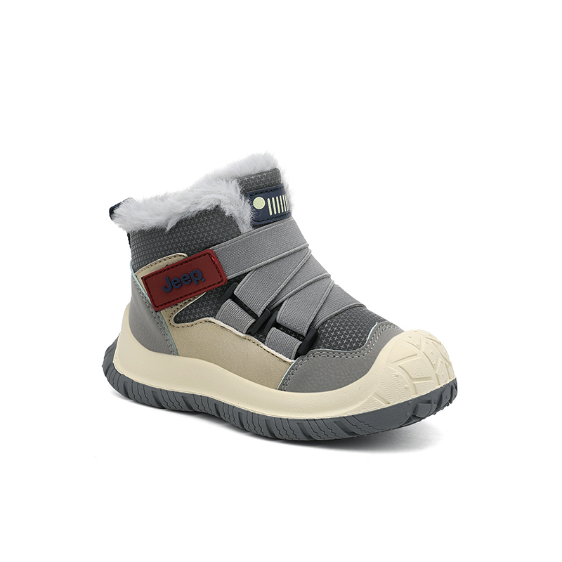 Jeep Детские хлопковые кроссовки Beige Gray Kids' — фото 4
