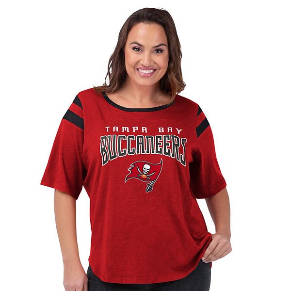 

Женская футболка Tampa Bay Buccaneers красная plus size G-Iii 4Her By Carl Banks, Красный, Женская футболка Tampa Bay Buccaneers красная plus size G-Iii 4Her By Carl Banks