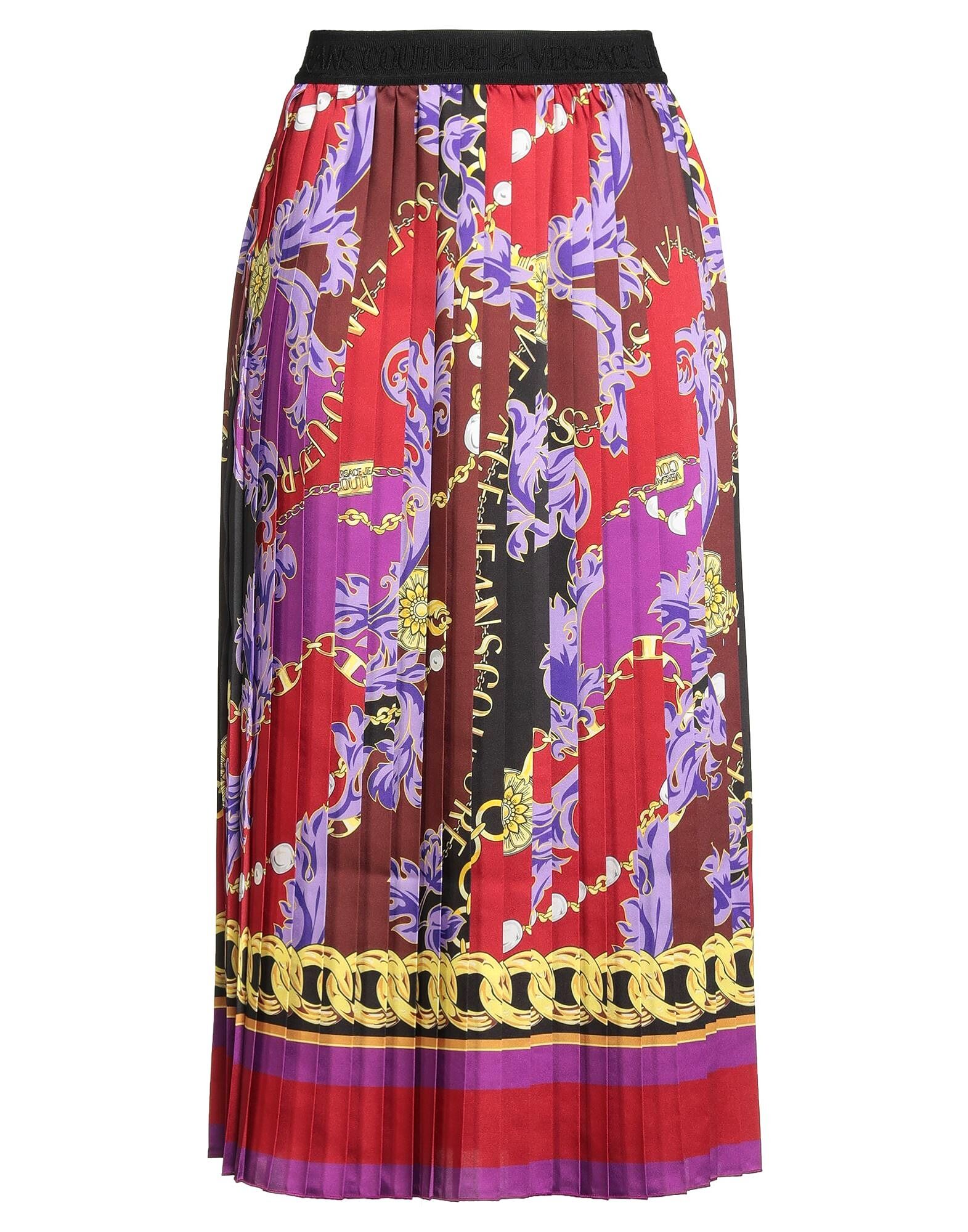 

Юбка миди Versace Jeans Couture, бордовый