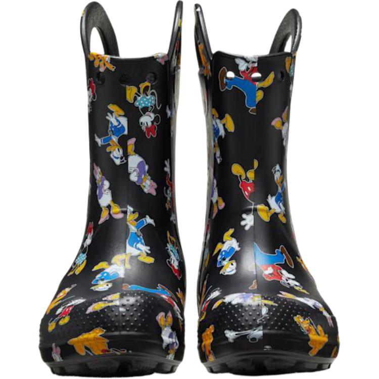 Crocs Mickey Friends износостойкие и waterproof детские ботинки black — фото 4