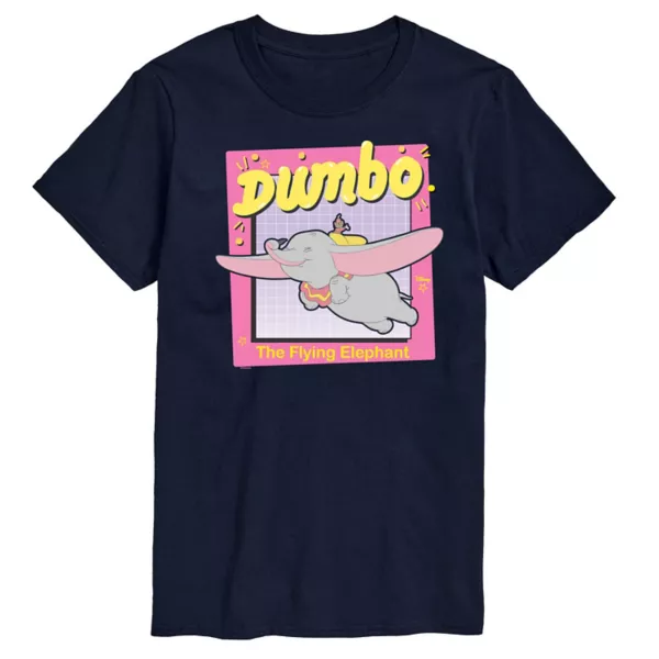 

Мужская футболка с принтом летающего слона Dumbo Disney, синий
