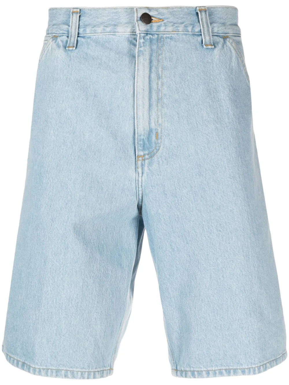

Джинсовые шорты карго с нашивкой-логотипом CARHARTT WIP, синий