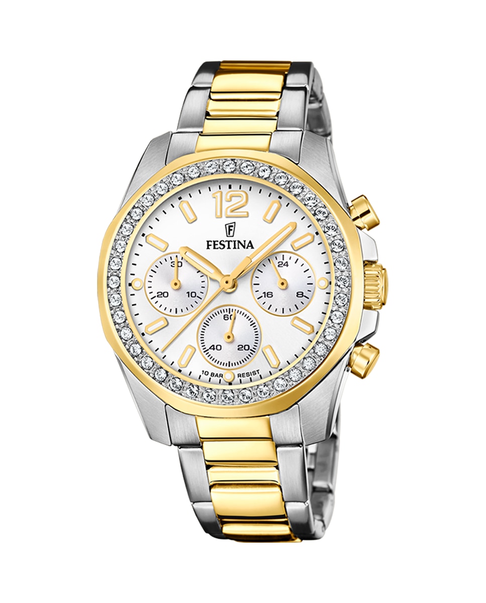 

F20607/1 Женские часы Boyfriend из серебряной стали Festina, серебро