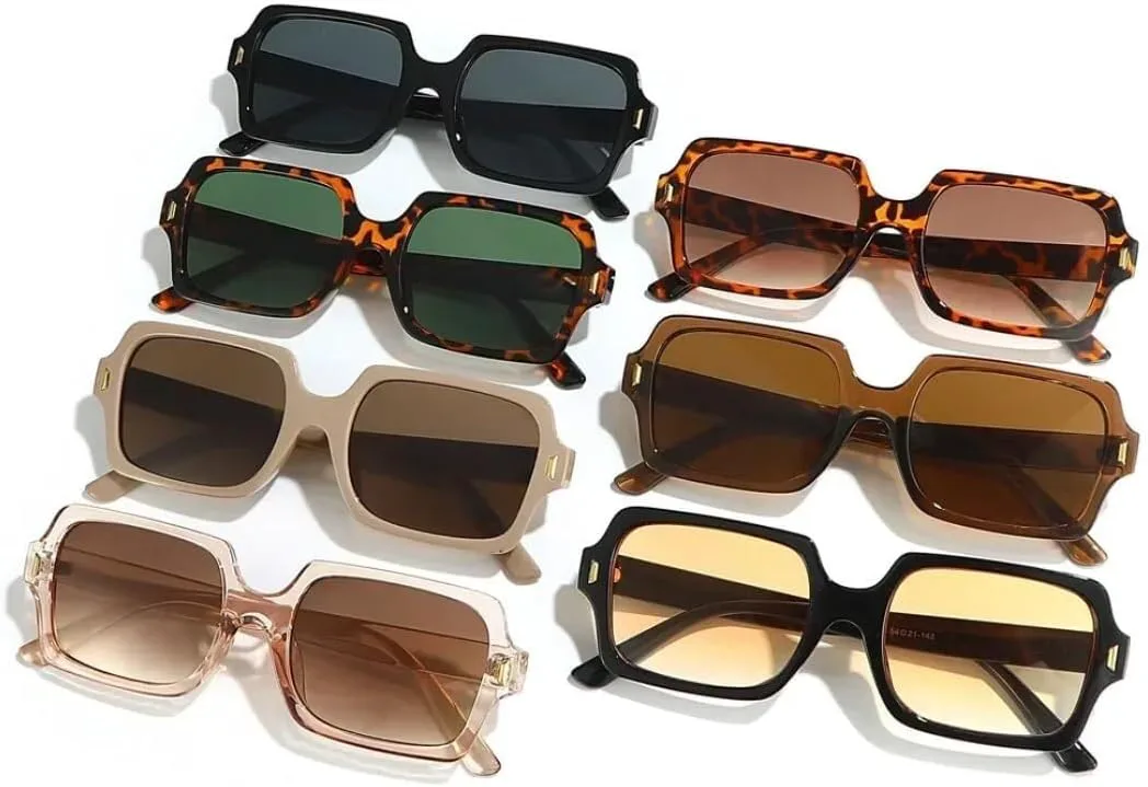 

Солнцезащитные очки с защитой UV400 | Rivets Leopard Green Gradient | для женщин и мужчин, для занятий спортом на открытом воздухе и вождения LXLHWN, Black Tea