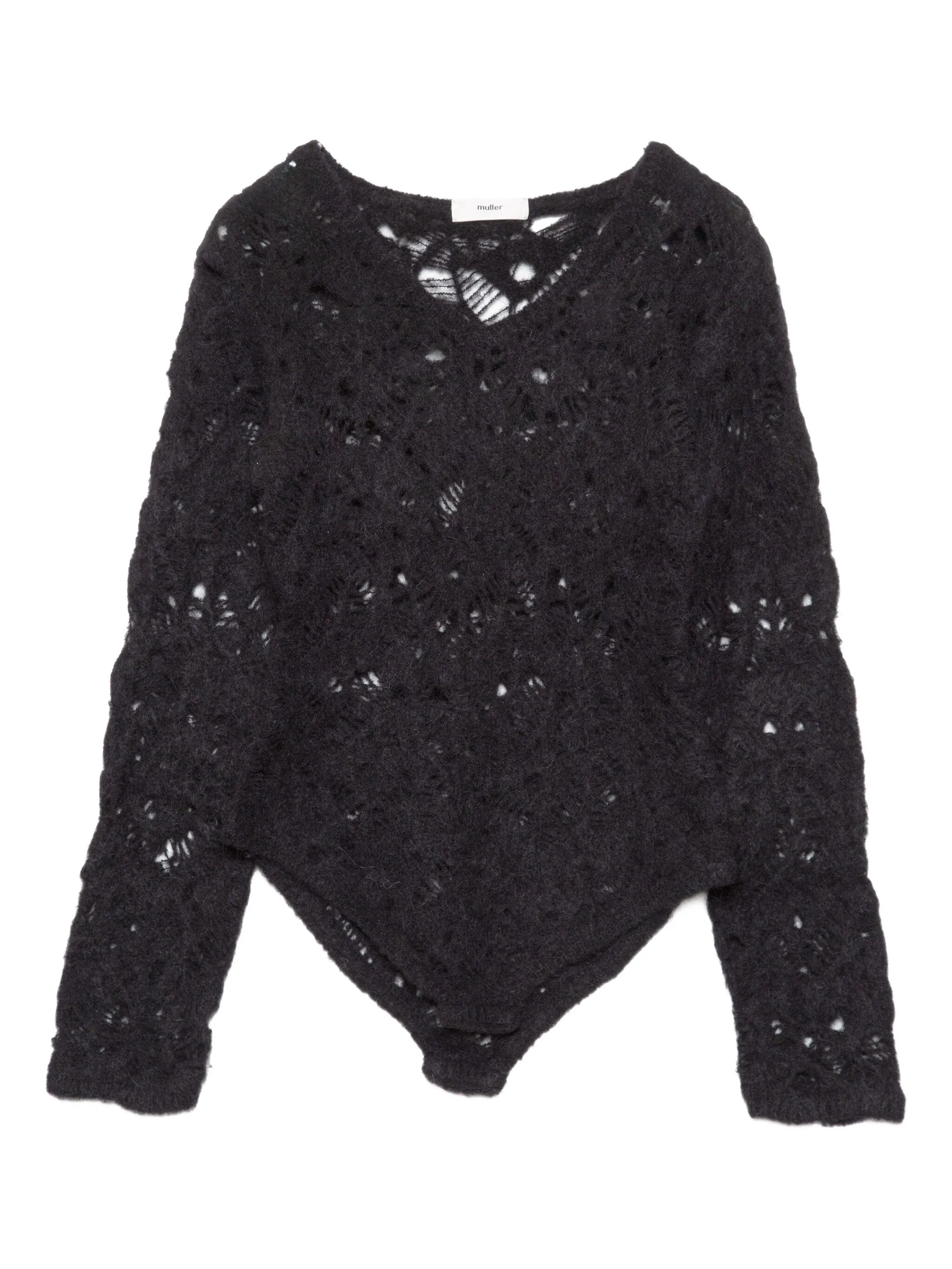 

Джемпер с V-образным вырезом Muller Of Yoshiokubo, черный