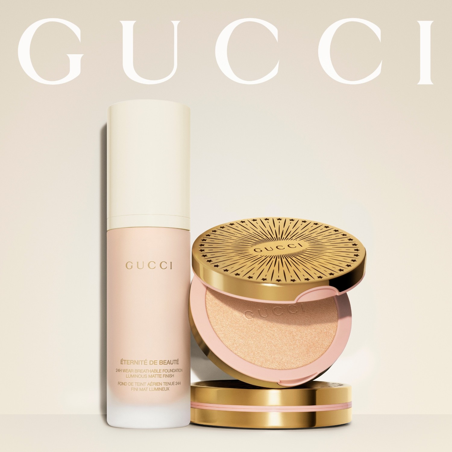 Хайлайтер gucci beauty glow Gucci, 3 - warm gold, вес 10 гр. — фото 4