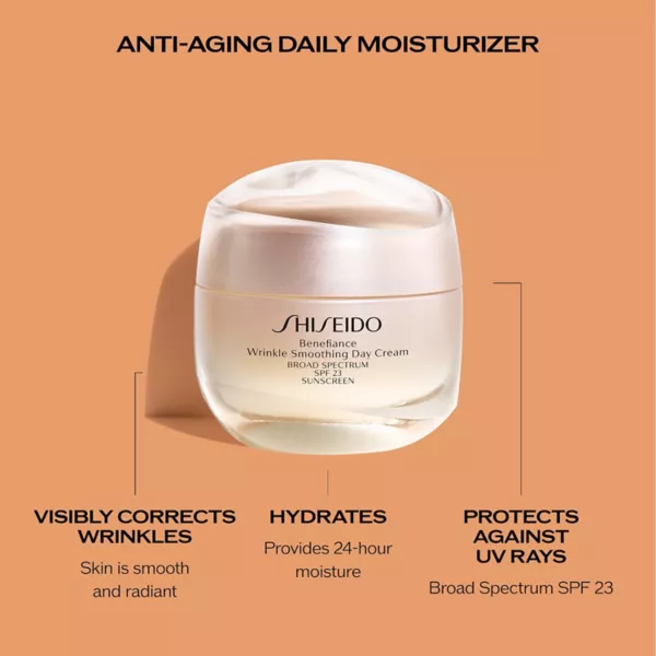 Крем для лица SPF SHISEIDO Benefiance дневной для разглаживания морщин — фото 4