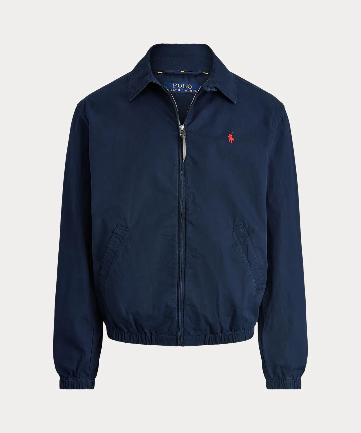 Ветровка хлопковая Polo Ralph Lauren с эффектом выцветания, тёмно-синяя — фото 2