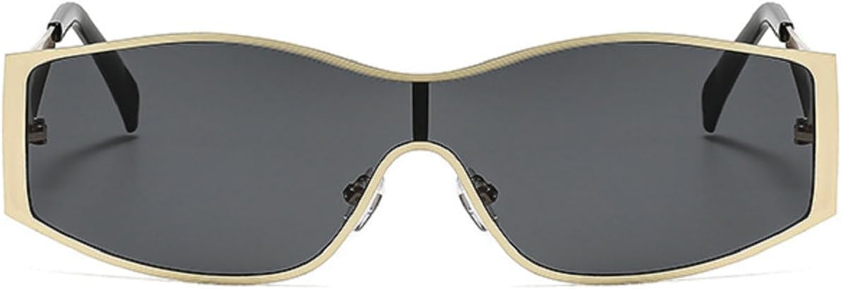 

Винтажные солнцезащитные очки Polygon Cat Eye для женщин, модные дизайнерские очки с защитой от УФ-излучения UV400, мужские солнцезащитные очки в стиле панк 98127 Melrose, Gold Black