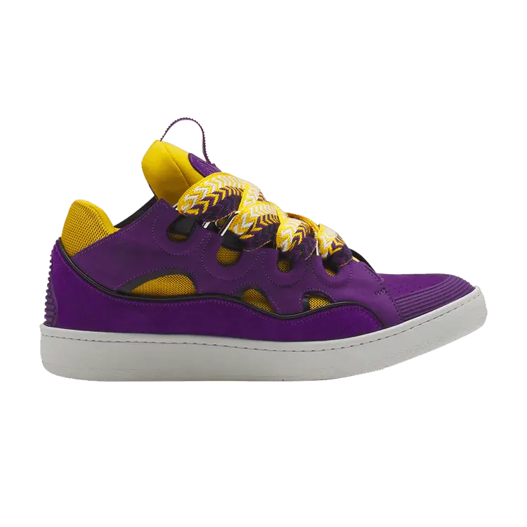 

Кроссовки Lanvin Curb Sneakers Purple Yellow, фиолетовый