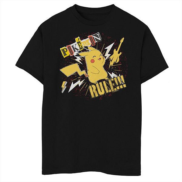 

Футболка Boy's Pokemon Pikachu с гитарой и молниями Licensed Character